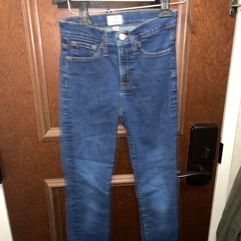 J. Crew High Rise Toothpick Skinny Jeans Size 25